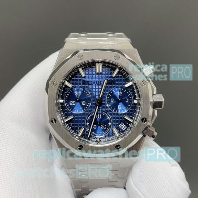 Audemars Piguet Royal Oak Offshore Cal. 4401 Stainless Steel Blue Dial Swiss Reissue Watch 